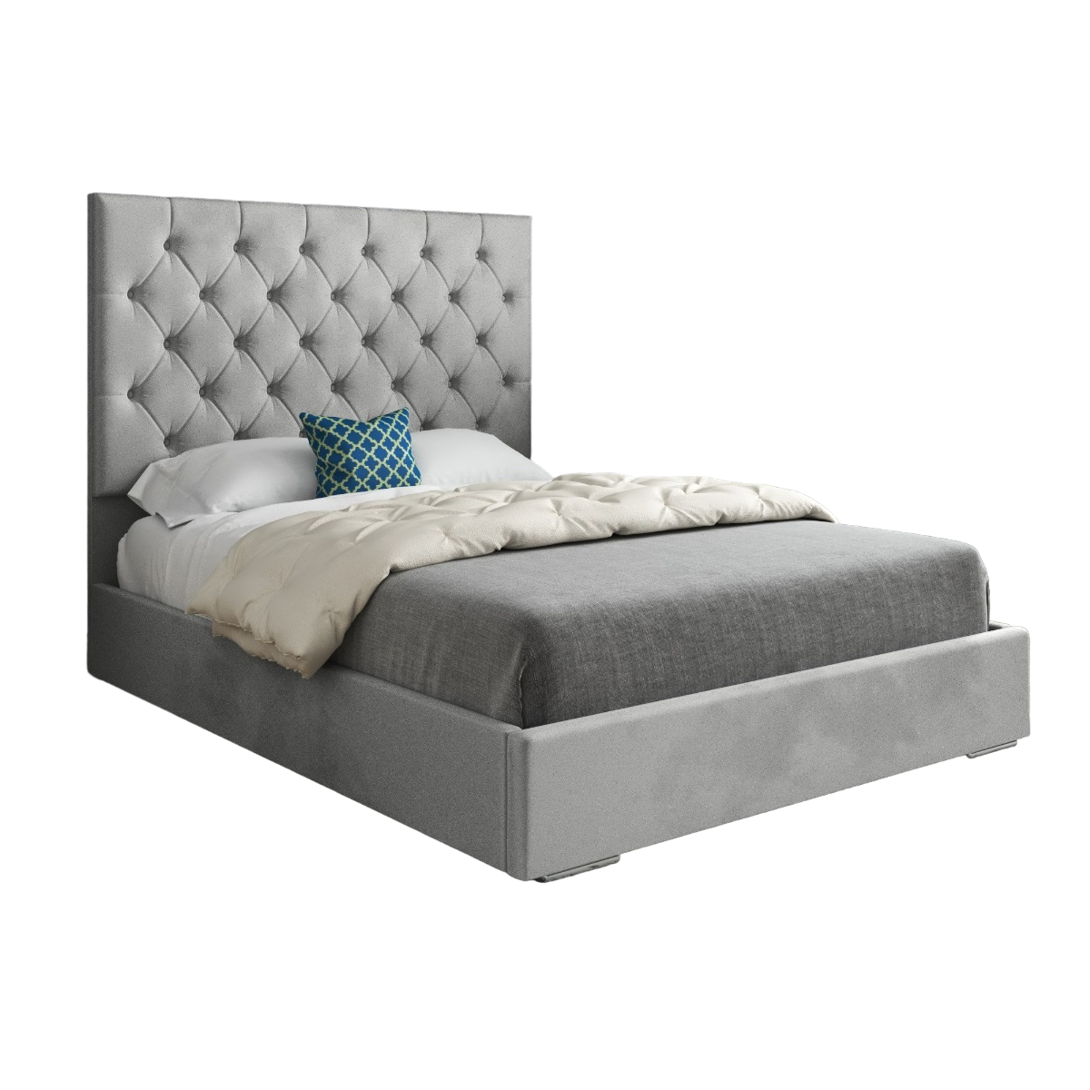 Niama Upholstered Soft Velvet Bed Frame