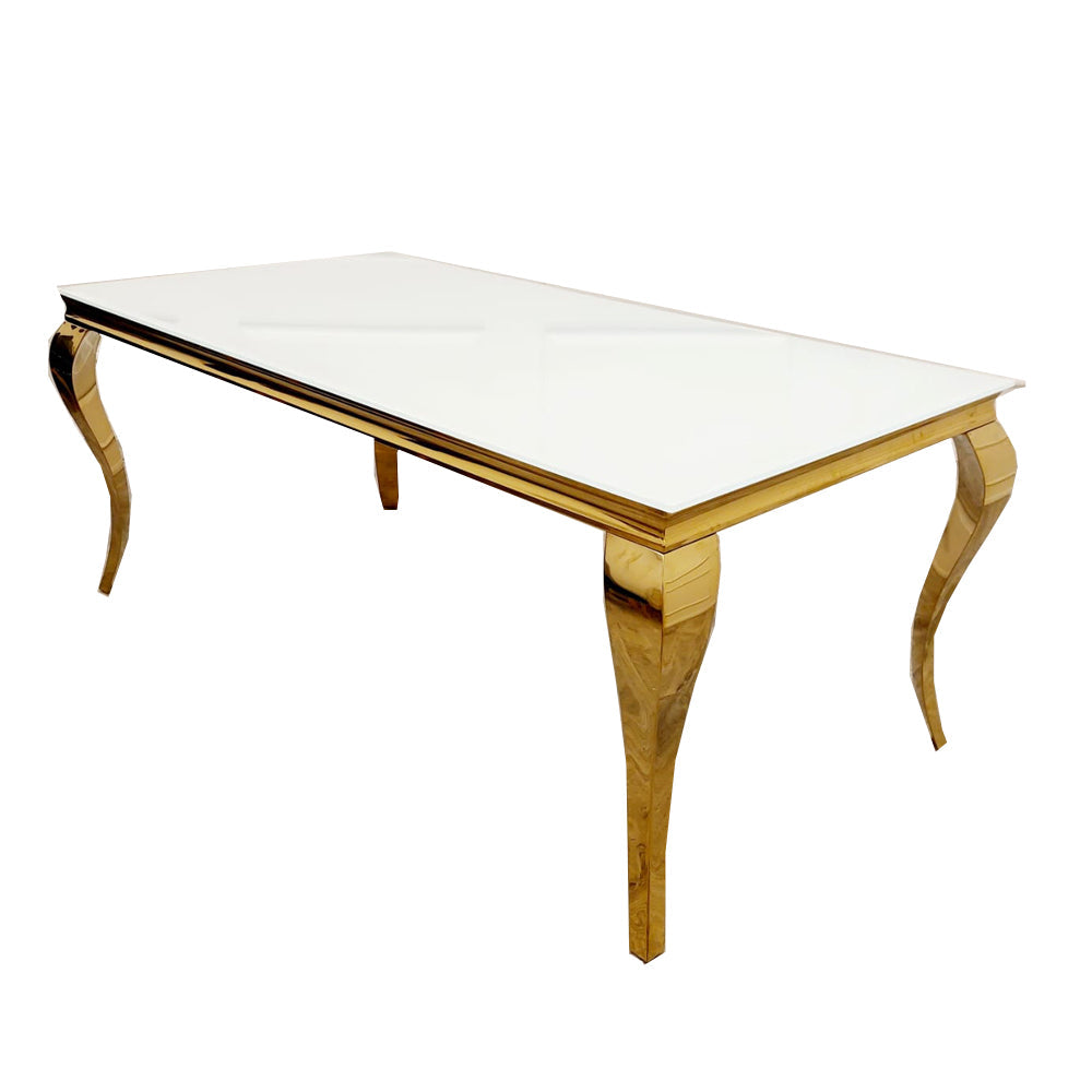 Louis Dining Table Gold