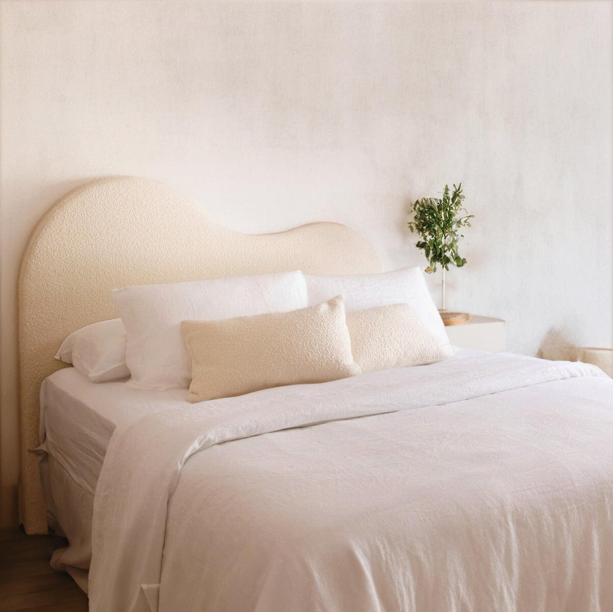 Philipsburg Boucle Upholstered Bed Frame