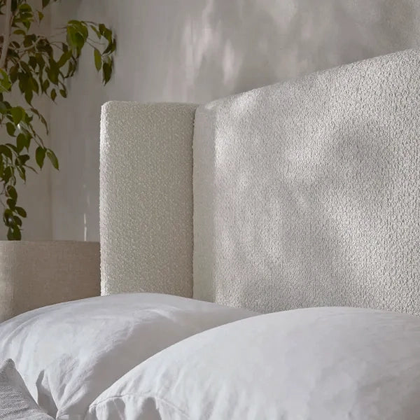Etelvina Boucle Upholstered Bed Frame