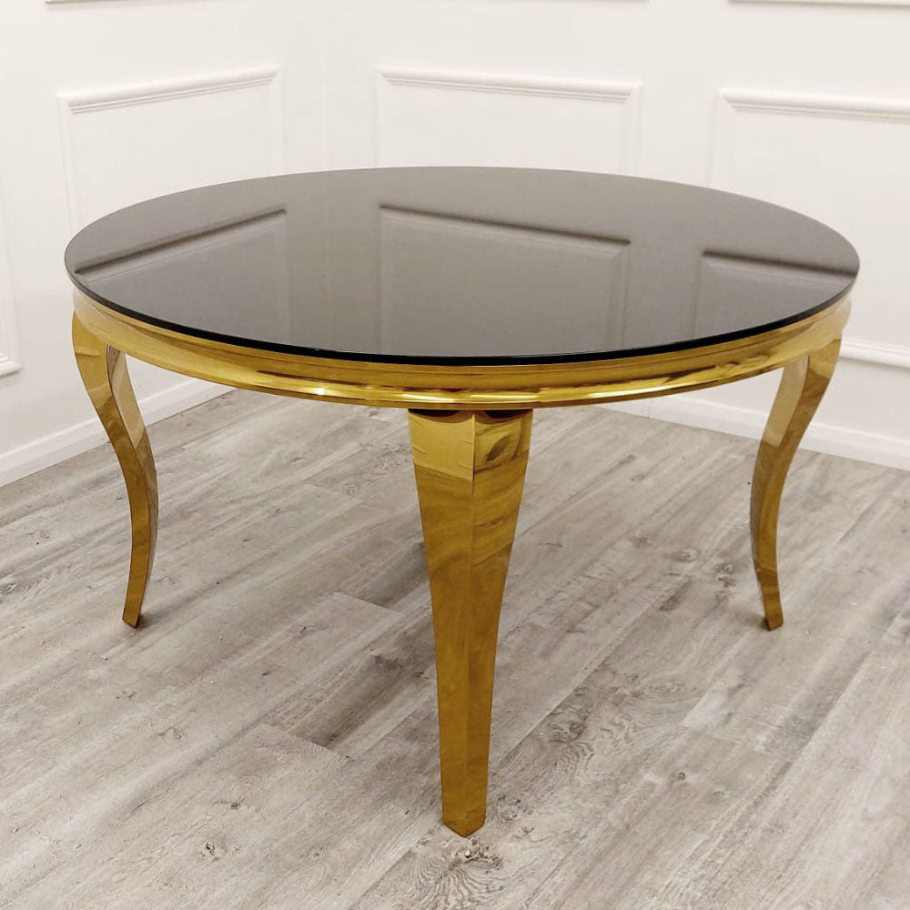 Louis Dining Table Gold