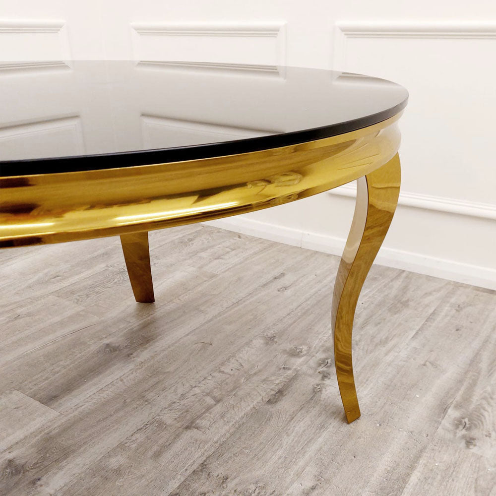 Louis Dining Table Gold