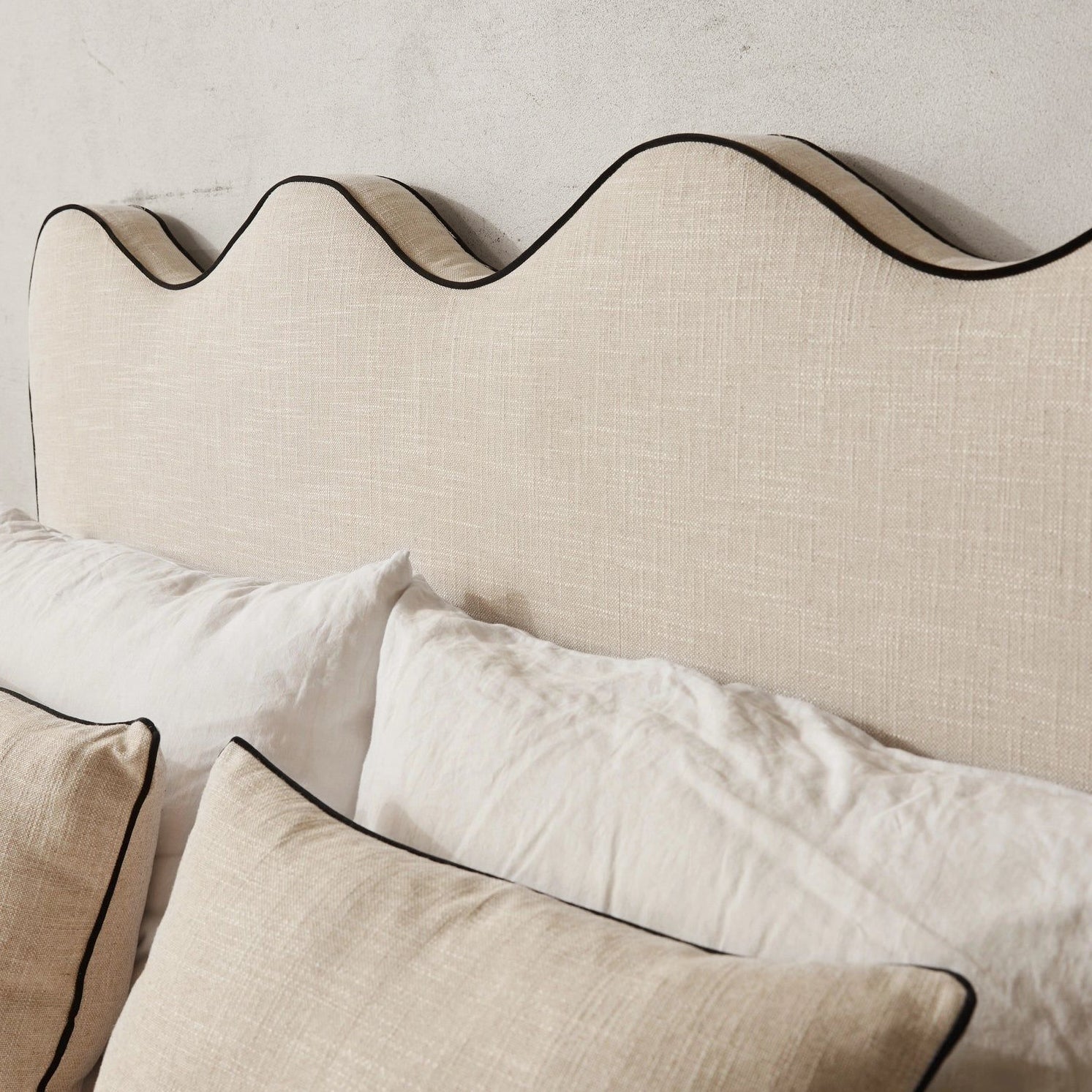 Deshazo Boucle Upholstered Bed Frame