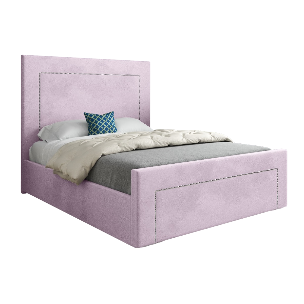 Mandwe Upholstered Soft Velvet Bed Frame