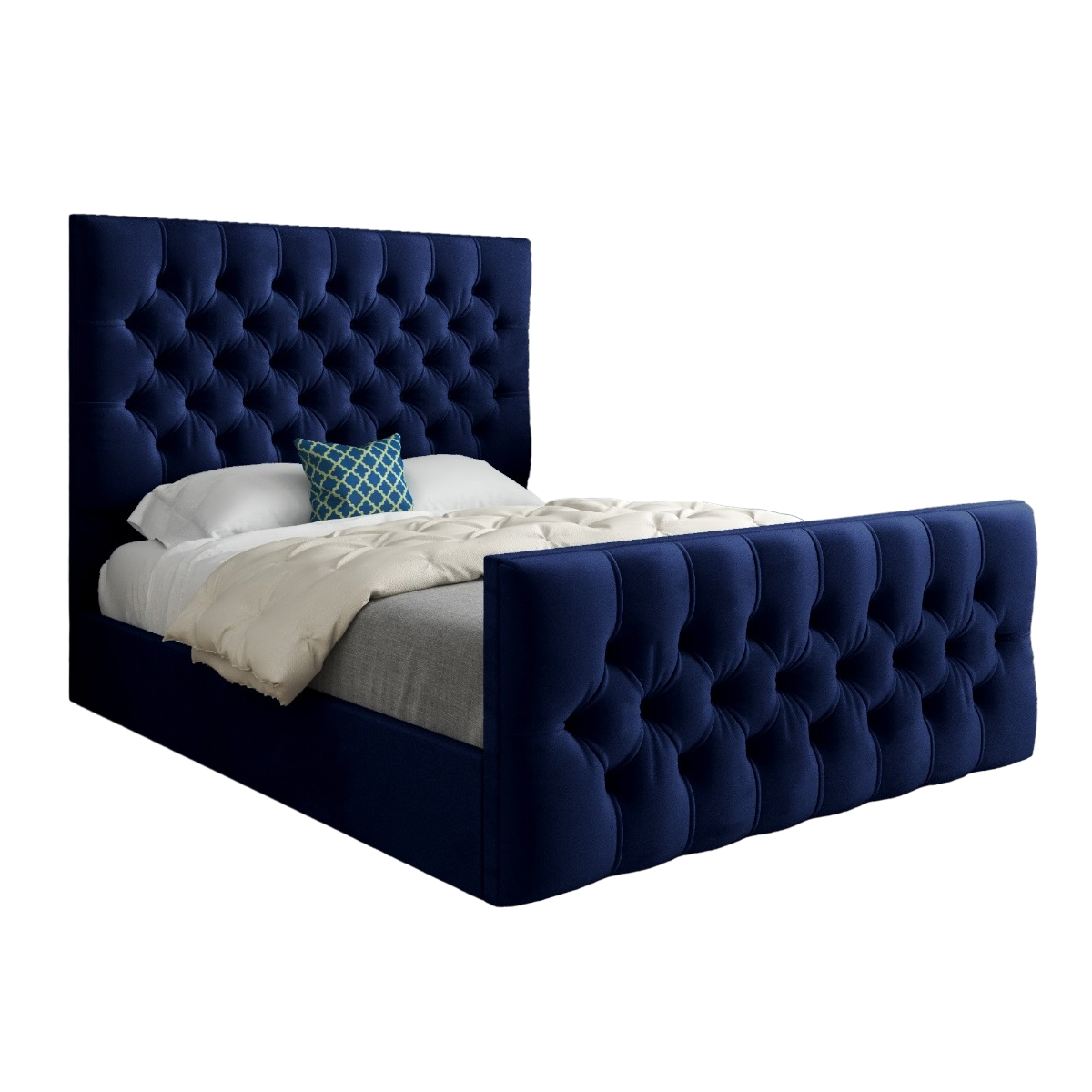 Oram Upholstered Soft Velvet Bed Frame