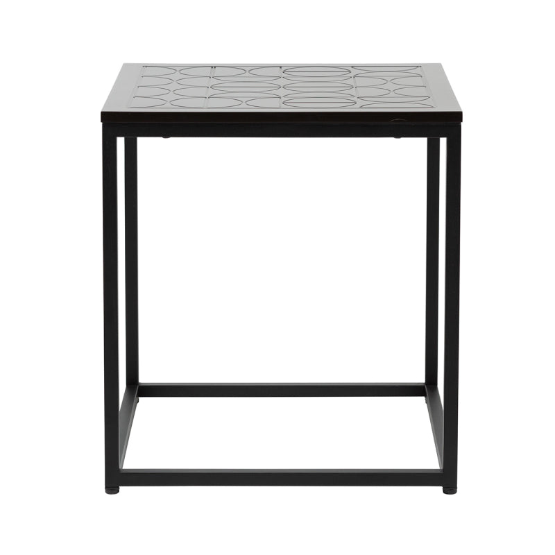 Solenn Black End Table