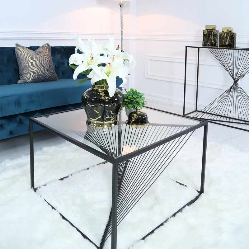 Luna Black Coffee Table