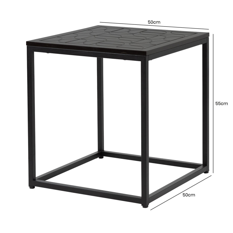 Solenn Black End Table